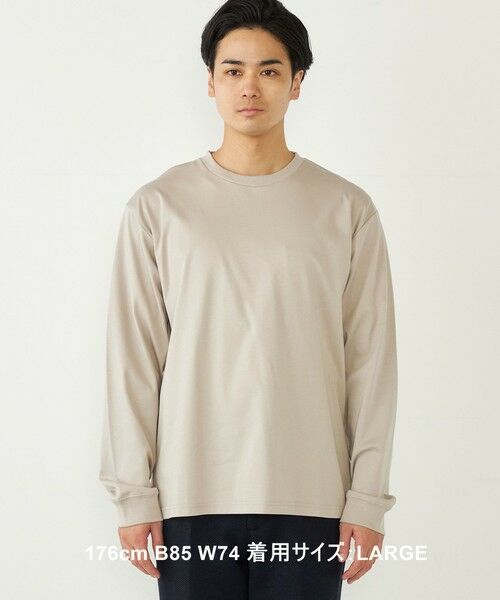 SHIPS / シップス Tシャツ | SHIPS Colors:シルケット コットン クルーネック Tシャツ (ロンT)◇ | 詳細14
