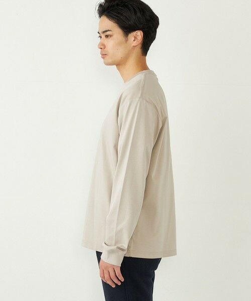 SHIPS / シップス Tシャツ | SHIPS Colors:シルケット コットン クルーネック Tシャツ (ロンT)◇ | 詳細15