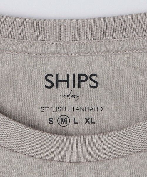 SHIPS / シップス Tシャツ | SHIPS Colors:シルケット コットン クルーネック Tシャツ (ロンT)◇ | 詳細10