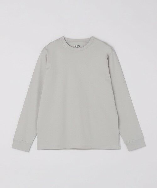 SHIPS / シップス Tシャツ | SHIPS Colors:シルケット コットン クルーネック Tシャツ (ロンT)◇ | 詳細18