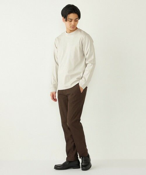 SHIPS / シップス Tシャツ | SHIPS Colors:シルケット コットン クルーネック Tシャツ (ロンT)◇ | 詳細20