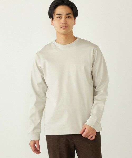 SHIPS / シップス Tシャツ | SHIPS Colors:シルケット コットン クルーネック Tシャツ (ロンT)◇ | 詳細21