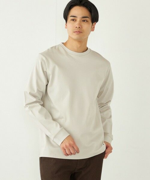 SHIPS / シップス Tシャツ | SHIPS Colors:シルケット コットン クルーネック Tシャツ (ロンT)◇ | 詳細22