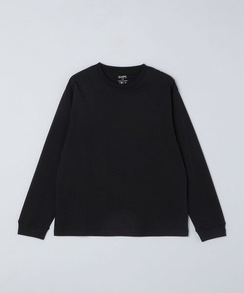 SHIPS / シップス Tシャツ | SHIPS Colors:シルケット コットン クルーネック Tシャツ (ロンT)◇ | 詳細25