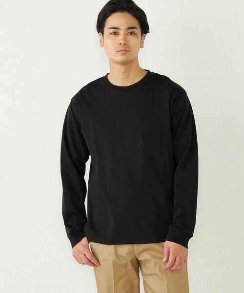 SHIPS / シップス Tシャツ | SHIPS Colors:シルケット コットン クルーネック Tシャツ (ロンT)◇ | 詳細28