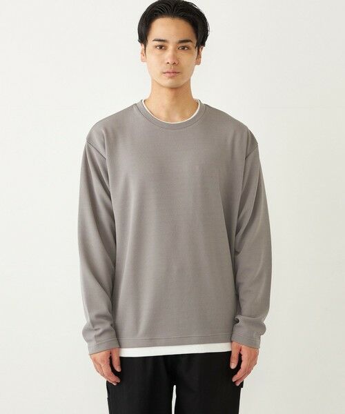 SHIPS / シップス Tシャツ | SHIPS Colors:フクレジャカード フェイクレイヤード トップス | 詳細8