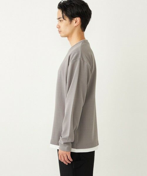 SHIPS / シップス Tシャツ | SHIPS Colors:フクレジャカード フェイクレイヤード トップス | 詳細9