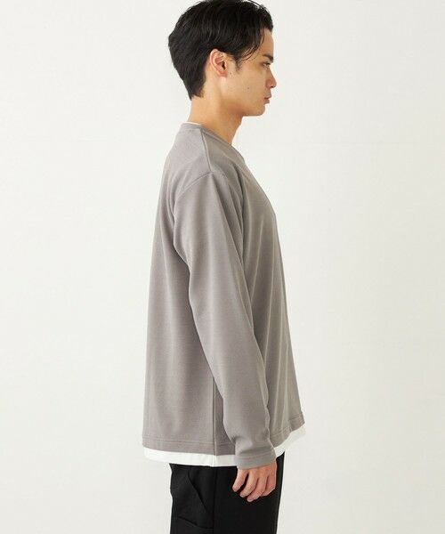 SHIPS / シップス Tシャツ | SHIPS Colors:フクレジャカード フェイクレイヤード トップス | 詳細11