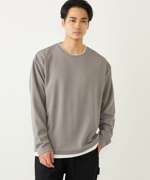 SHIPS / シップス Tシャツ | SHIPS Colors:フクレジャカード フェイクレイヤード トップス | 詳細13