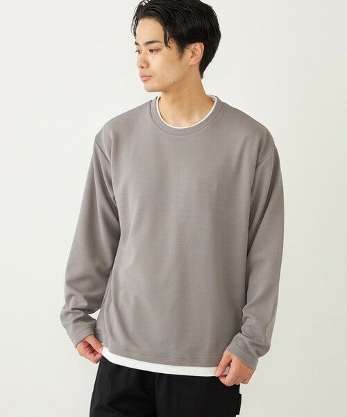 SHIPS / シップス Tシャツ | SHIPS Colors:フクレジャカード フェイクレイヤード トップス | 詳細14