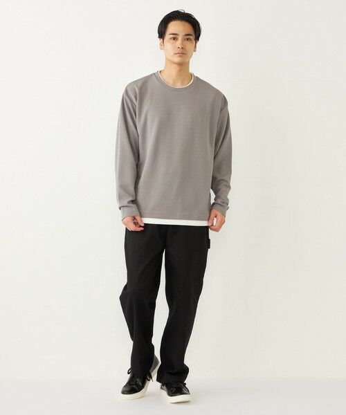 SHIPS / シップス Tシャツ | SHIPS Colors:フクレジャカード フェイクレイヤード トップス | 詳細16