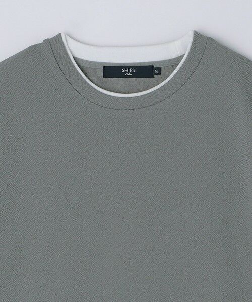 SHIPS / シップス Tシャツ | SHIPS Colors:フクレジャカード フェイクレイヤード トップス | 詳細3