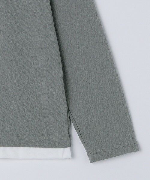 SHIPS / シップス Tシャツ | SHIPS Colors:フクレジャカード フェイクレイヤード トップス | 詳細4