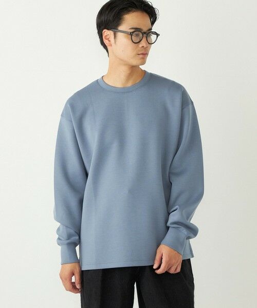 SHIPS / シップス Tシャツ | SHIPS Colors:〈洗濯機可能〉クリーミータッチ プルオーバー(ブルー)