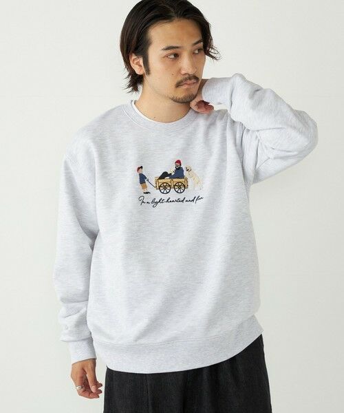 SHIPS / シップス Tシャツ | SHIPS Colors:エンブロイダリー スウェット◇ | 詳細11