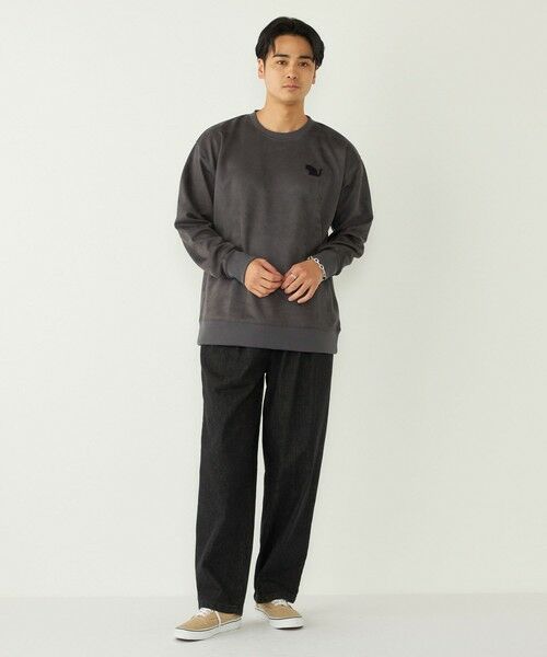 SHIPS / シップス Tシャツ | SHIPS Colors:〈洗濯機可能〉ポリエステル フェイクスエード スウェット | 詳細6
