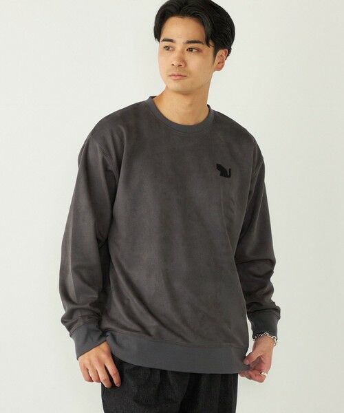 SHIPS / シップス Tシャツ | SHIPS Colors:〈洗濯機可能〉ポリエステル フェイクスエード スウェット | 詳細7