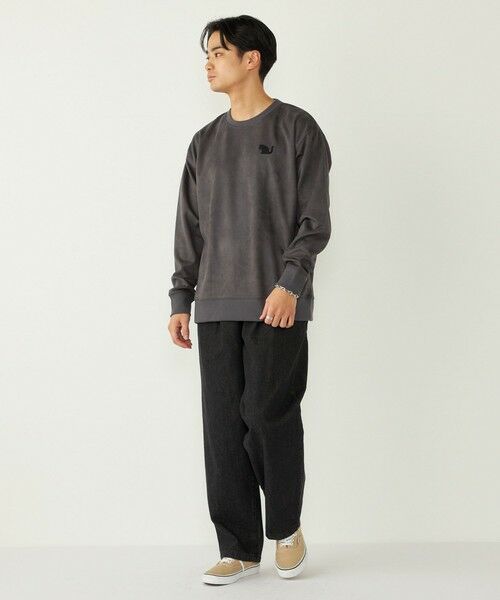 SHIPS / シップス Tシャツ | SHIPS Colors:〈洗濯機可能〉ポリエステル フェイクスエード スウェット | 詳細9