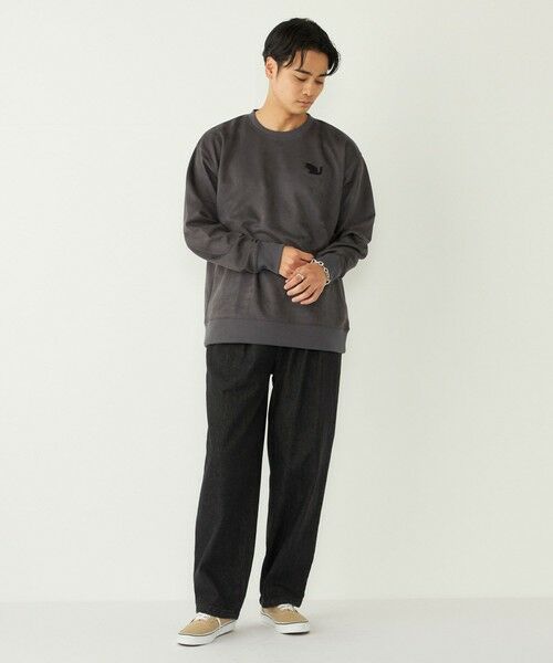 SHIPS / シップス Tシャツ | SHIPS Colors:〈洗濯機可能〉ポリエステル フェイクスエード スウェット | 詳細10