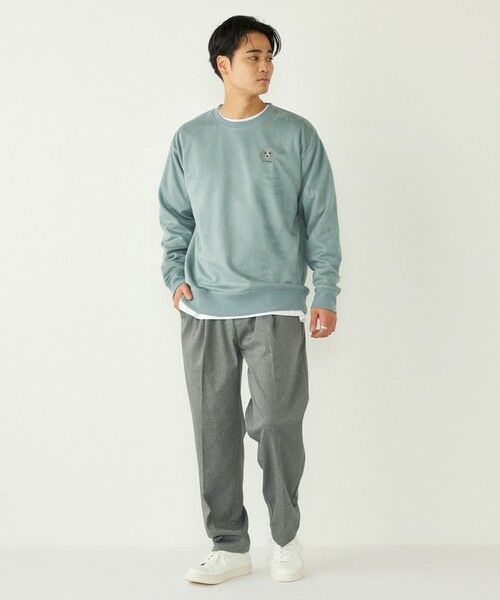 SHIPS / シップス Tシャツ | SHIPS Colors:〈洗濯機可能〉ポリエステル フェイクスエード スウェット | 詳細22
