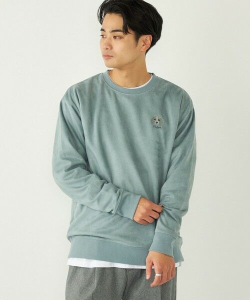 SHIPS / シップス Tシャツ | SHIPS Colors:〈洗濯機可能〉ポリエステル フェイクスエード スウェット | 詳細23