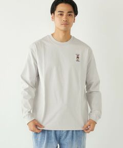 SHIPS / シップス Tシャツ | 《一部追加・新色予約》SHIPS Colors:TeddyBear(R) 1ポイント 刺繍 ロンT◆