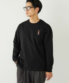 SHIPS / シップス Tシャツ | 《一部追加・新色予約》SHIPS Colors:TeddyBear(R) 1ポイント 刺繍 ロンT◆