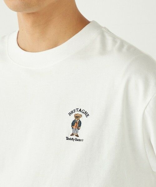 SHIPS / シップス Tシャツ | 《一部追加・新色予約》SHIPS Colors:TeddyBear(R) 1ポイント 刺繍 ロンT◆ | 詳細8