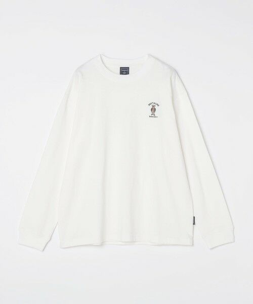 SHIPS / シップス Tシャツ | SHIPS Colors:TeddyBear(R) ワンポイント 刺繍 ロンT◇ | 詳細1