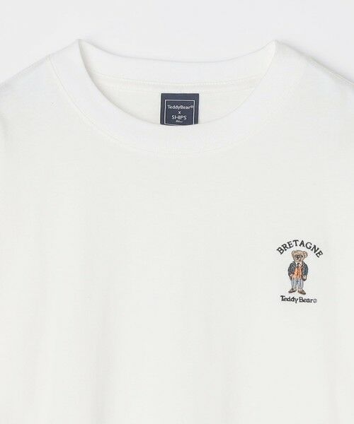 SHIPS / シップス Tシャツ | SHIPS Colors:TeddyBear(R) ワンポイント 刺繍 ロンT◇ | 詳細3
