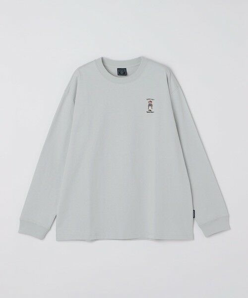 SHIPS / シップス Tシャツ | 《一部追加・新色予約》SHIPS Colors:TeddyBear(R) 1ポイント 刺繍 ロンT◆ | 詳細13