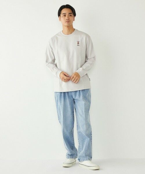 SHIPS / シップス Tシャツ | 《一部追加・新色予約》SHIPS Colors:TeddyBear(R) 1ポイント 刺繍 ロンT◆ | 詳細15