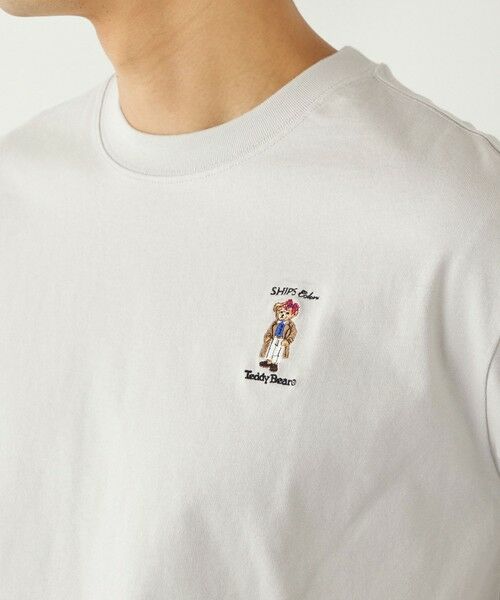 SHIPS / シップス Tシャツ | 《一部追加・新色予約》SHIPS Colors:TeddyBear(R) 1ポイント 刺繍 ロンT◆ | 詳細16