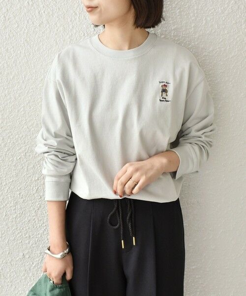 SHIPS / シップス Tシャツ | SHIPS Colors:TeddyBear(R) 1ポイント 刺繍 ロンT◇ | 詳細23