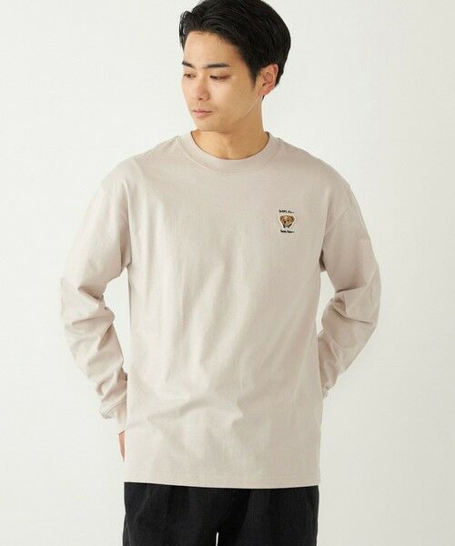 SHIPS / シップス Tシャツ | SHIPS Colors:TeddyBear(R) ワンポイント 刺繍 ロンT◇ | 詳細30