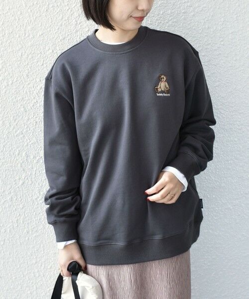 SHIPS / シップス Tシャツ | SHIPS Colors:TeddyBear(R) スウェット 2◇（チャコールグレー）