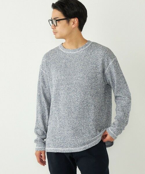 SHIPS / シップス Tシャツ | SHIPS Colors:ローゲージ カノコ ロンT◇(ライトホワイト)