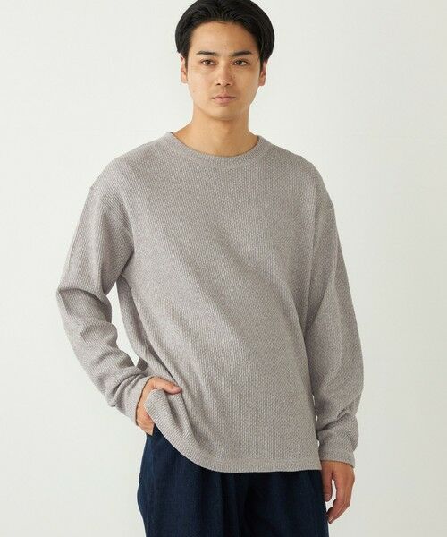 SHIPS / シップス Tシャツ | SHIPS Colors:ローゲージ カノコ ロンT◇ | 詳細16