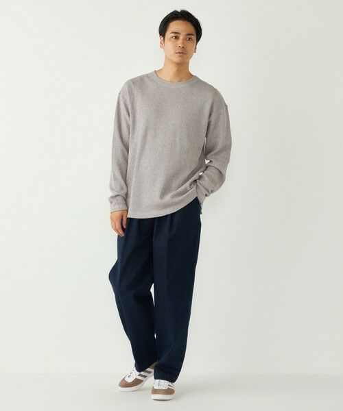 SHIPS / シップス Tシャツ | SHIPS Colors:ローゲージ カノコ ロンT◇ | 詳細18