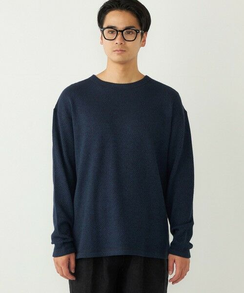 SHIPS / シップス Tシャツ | SHIPS Colors:ローゲージ カノコ ロンT◇ | 詳細26