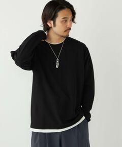 SHIPS / シップス Tシャツ | SHIPS Colors:フクレ ジャカード フェイクレイヤード ロンT