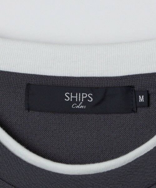 SHIPS / シップス Tシャツ | SHIPS Colors:フクレ ジャカード フェイクレイヤード ロンT | 詳細3