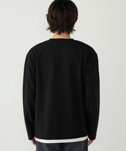 SHIPS / シップス Tシャツ | SHIPS Colors:フクレ ジャカード フェイクレイヤード ロンT | 詳細11