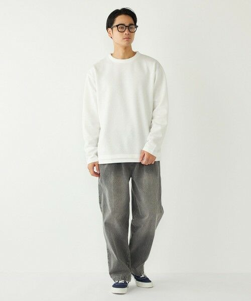 SHIPS / シップス Tシャツ | SHIPS Colors:リンクス フェイクレイヤード ロンT◇ | 詳細6