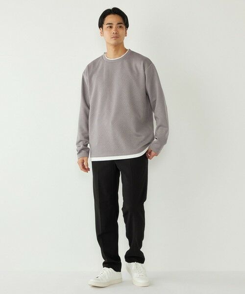 SHIPS / シップス Tシャツ | SHIPS Colors:リンクス フェイクレイヤード ロンT◇ | 詳細10