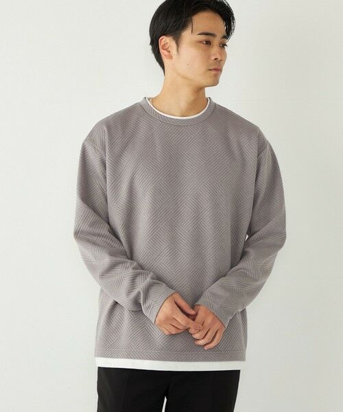 SHIPS / シップス Tシャツ | SHIPS Colors:リンクス フェイクレイヤード ロンT◇ | 詳細12