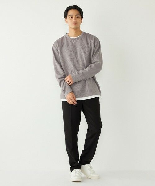 SHIPS / シップス Tシャツ | SHIPS Colors:リンクス フェイクレイヤード ロンT◇ | 詳細13