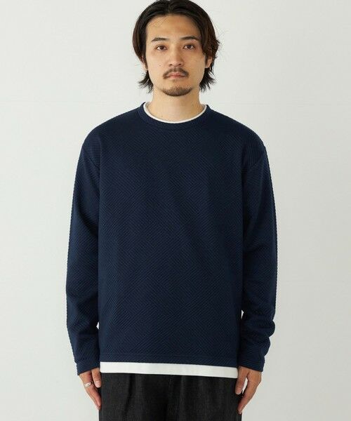 SHIPS / シップス Tシャツ | 《一部追加予約》SHIPS Colors:リンクス フェイクレイヤード ロンT◆ | 詳細10