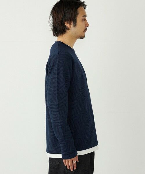 SHIPS / シップス Tシャツ | 《一部追加予約》SHIPS Colors:リンクス フェイクレイヤード ロンT◆ | 詳細13