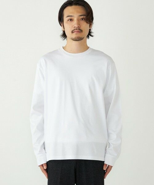 SHIPS / シップス Tシャツ | SHIPS Colors:シルケット コットン クルーネック ロンT | 詳細3